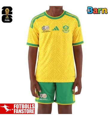 Sydafrika Hemmatröja Barn VM 2026 Kortärmad (+ Korta byxor)